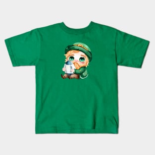 Lucky Rugby Irish Leprechaun Kids T-Shirt